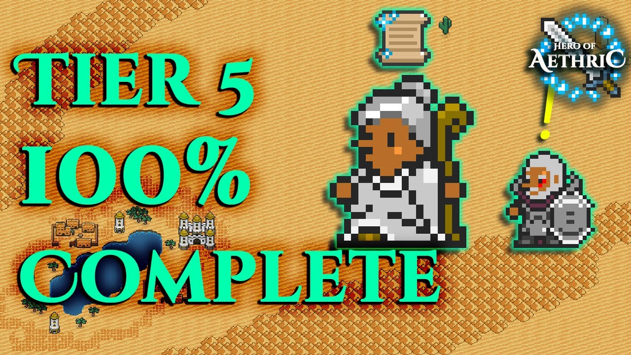 Aethric Main Story Questline Guide - Tier 5 - All Quests Completed