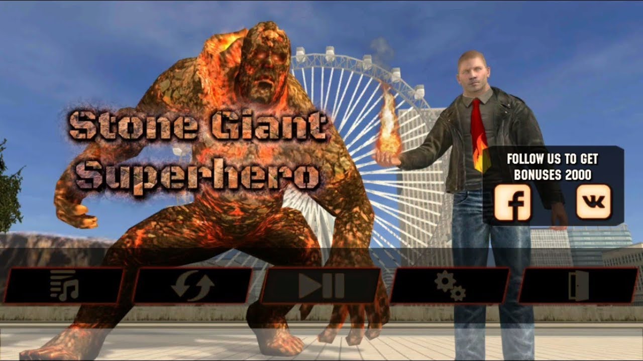► Stone Giant Superhero #2 (Naxeex Publishing) Naxeex Superhero Stoneman City Crime