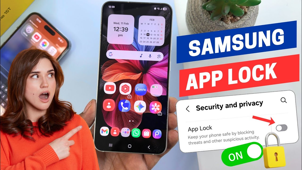 🤯 Как установить блокировку приложений на Samsung | Как установить блокировку приложений на телеф...