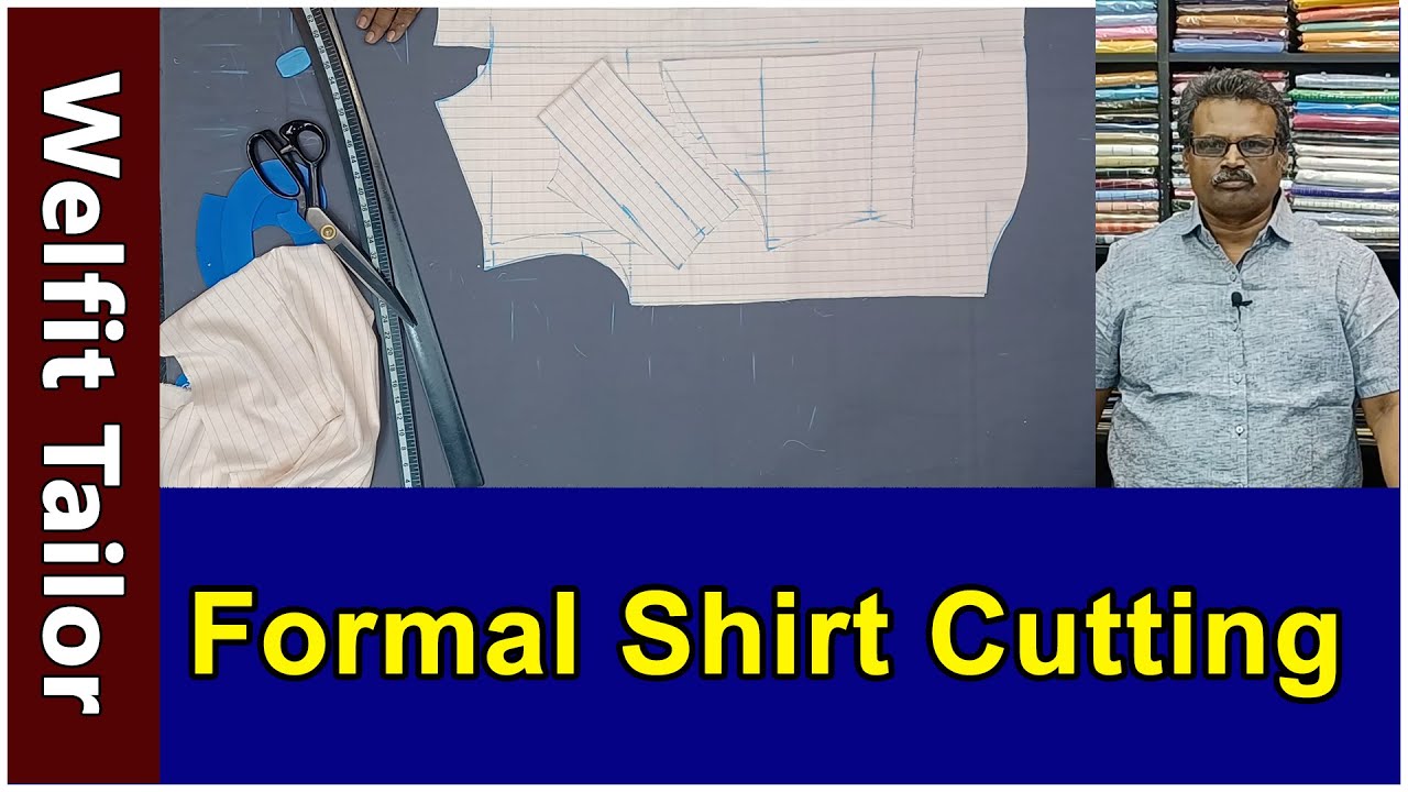 Formal Shirt Cutting Detailly Explain in Tamil | Welfit Tailor