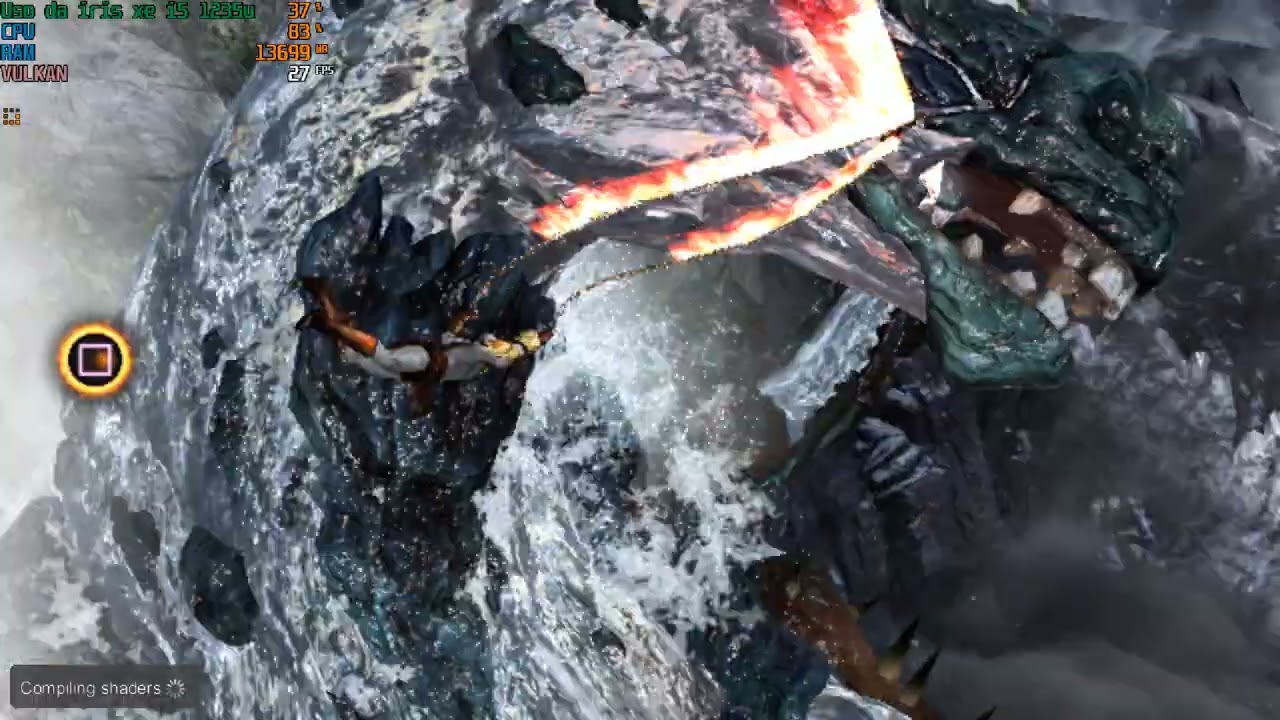 GOD OF WAR 3 MODO CHAOS TESTE RPCS3 INTEL IRIS XE I5 1235u