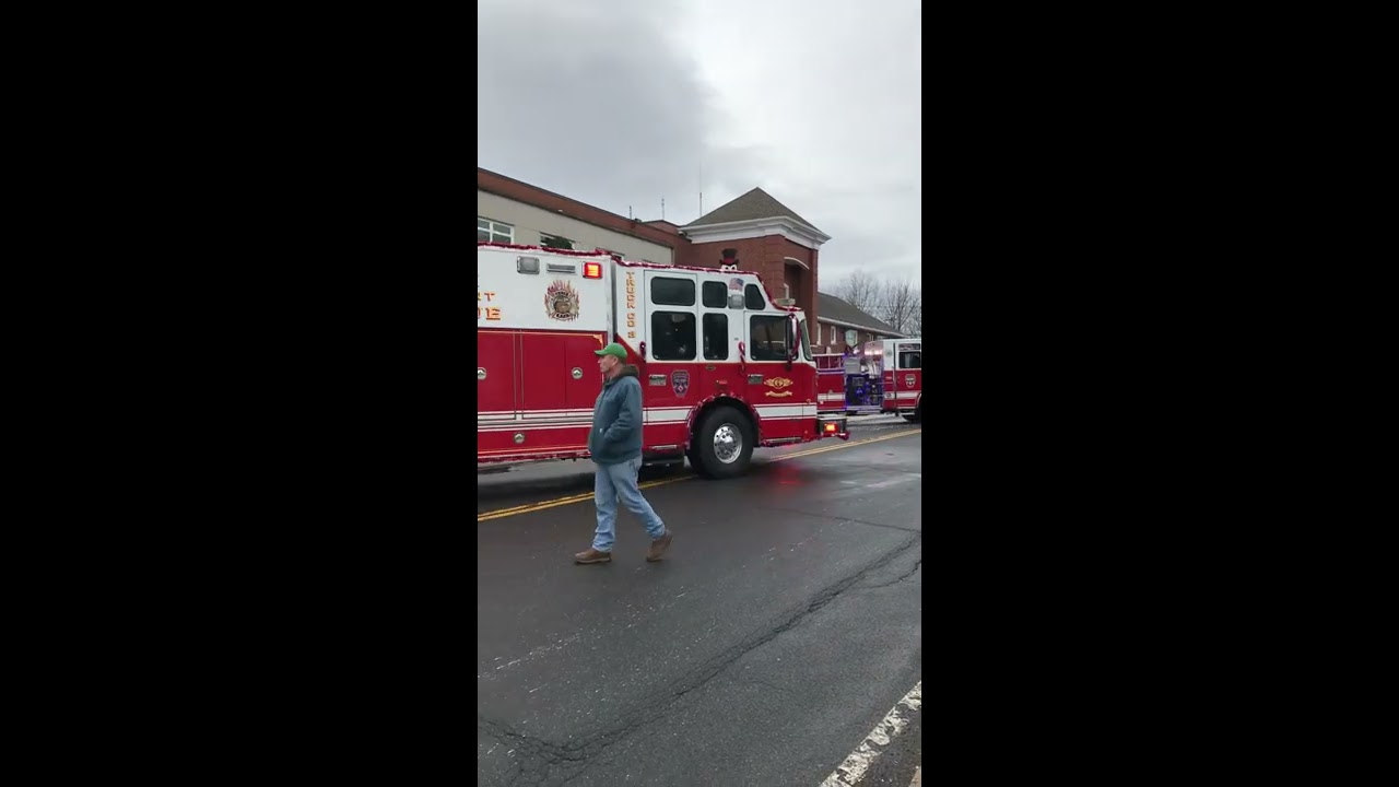 2018 Santa Parade, Kings Park Fire Department