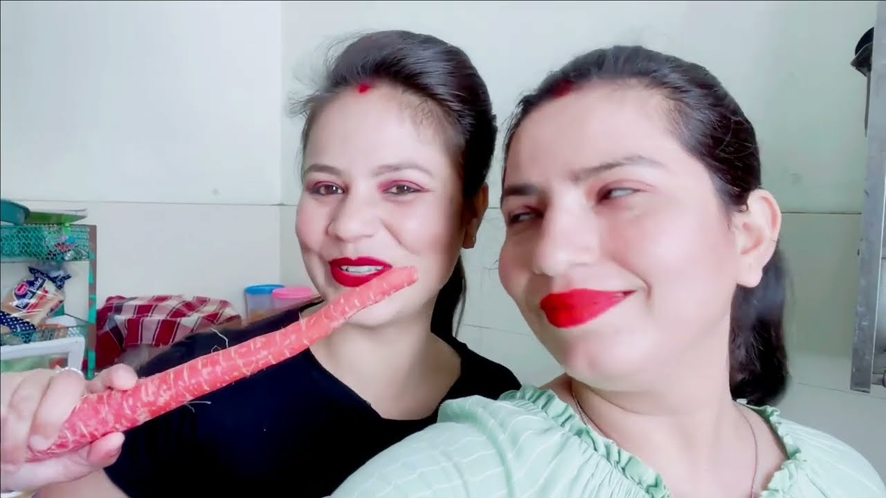 What happened to this carrot | Two Wife Vlog | Fun