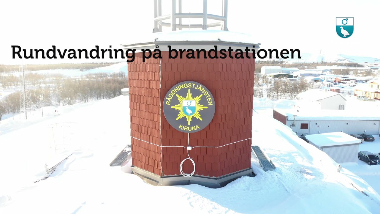 Rundvandring på Kirunas brandstation
