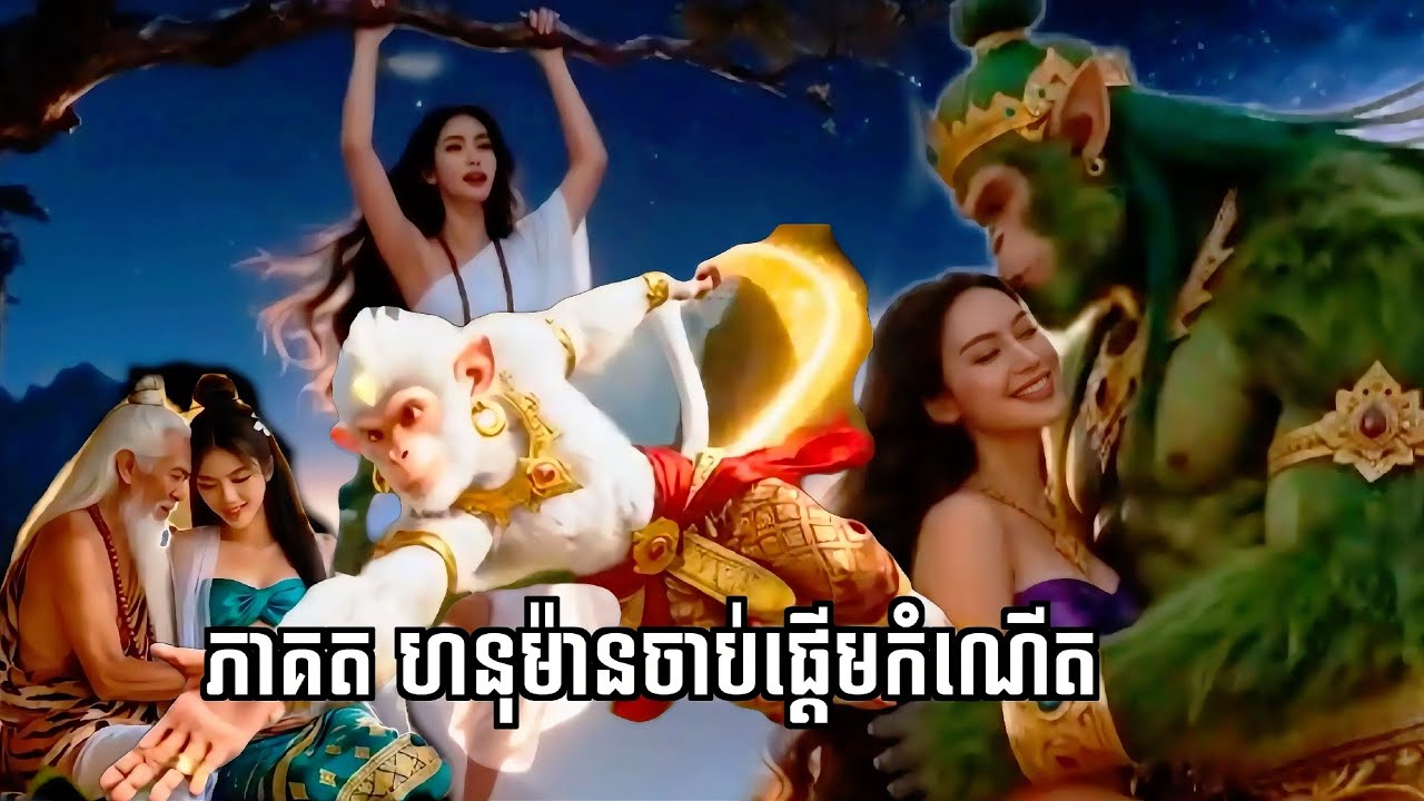 រឿងនិទាន ភាគ2 ហនុមានចាប់ផ្តើមកំណើត  រឿងព្រេងនិទានរៀមកេ រឿងនិទាន
