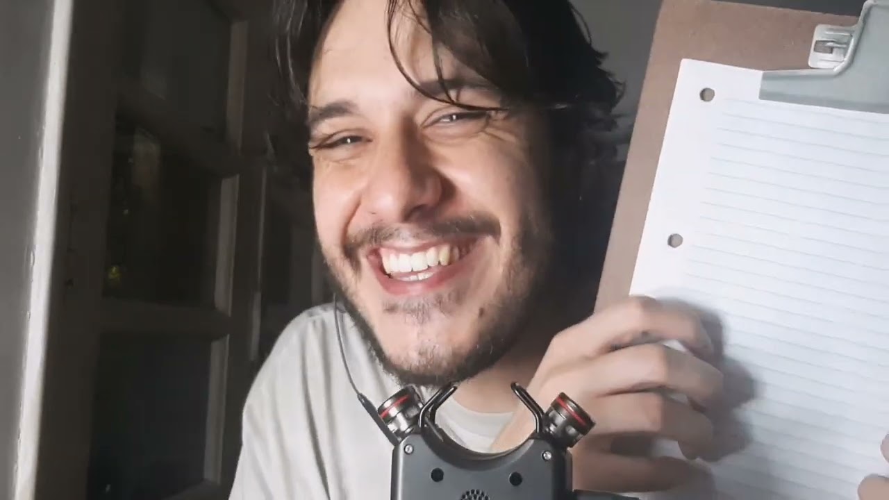 ASMR Sussurros, Tapping, Pincel na tela e muito mais (teste de microfone 🎙)