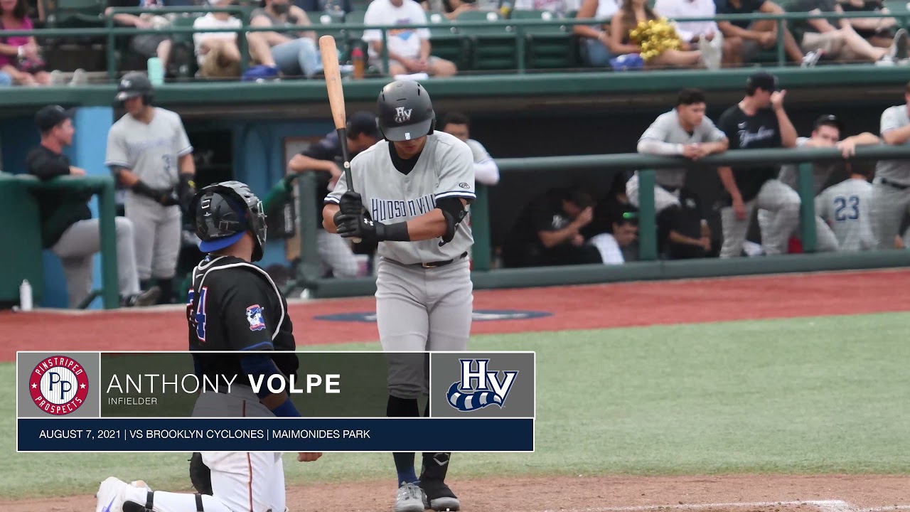 Anthony Volpe, Infielder, Hudson Valley Renegades, August 7, 2021, 4K Video