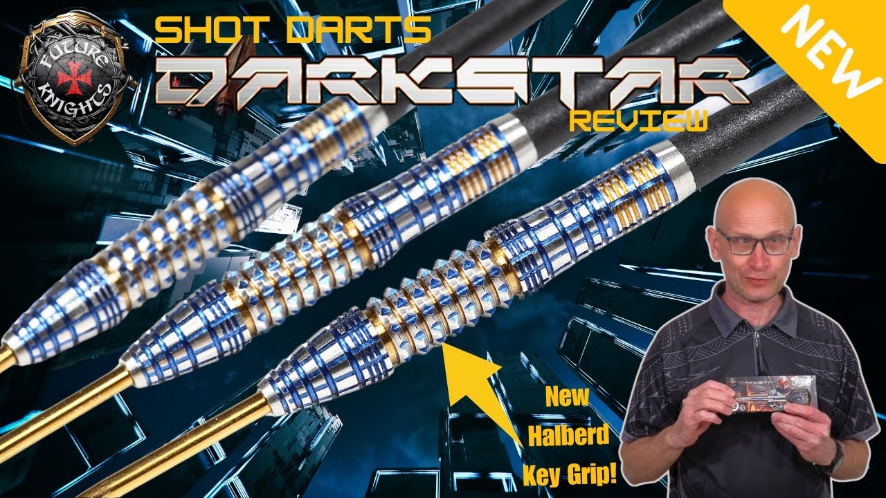 Shot FUTURE KNIGHTS DARKSTAR Darts Review With Grippy Halberd Key Grip