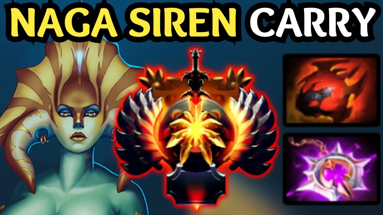 🔥 NAGA SIREN Carry Is Broken — Infinite Illusion Pressure 🔥 Dota 2 Gameplay