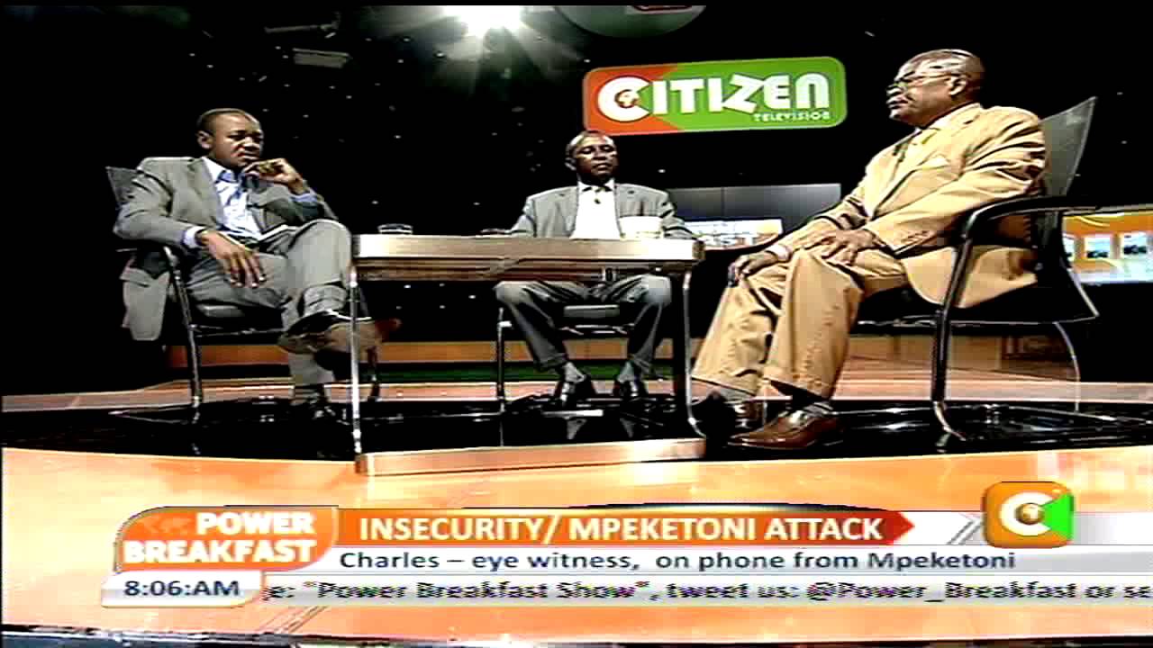 Power Breakfast Interview: Insecurity / Mpeketoni Attack