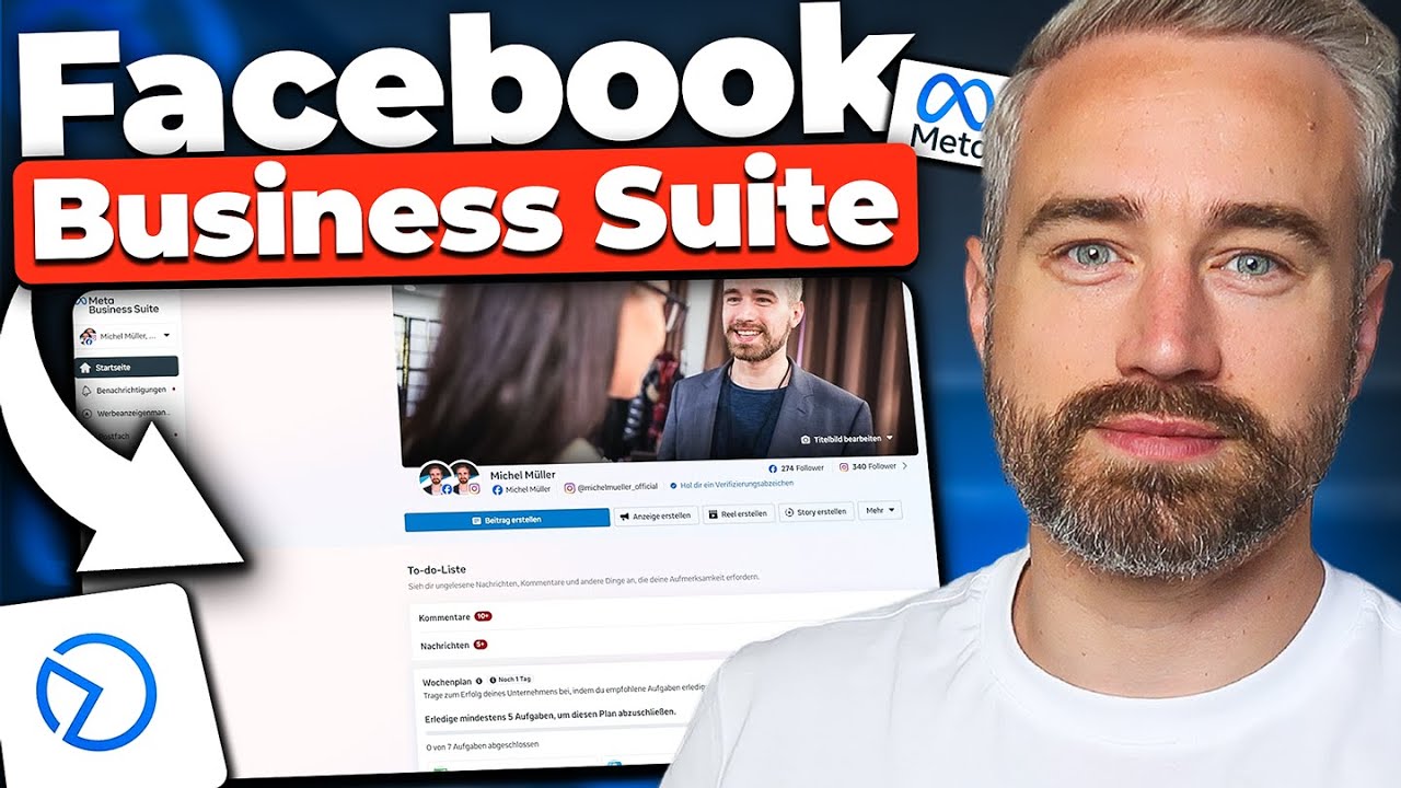 Meta/Facebook Business Suite erkl&auml;rt (Tutorial Deutsch) - Komplette Anleitung f&uuml;r Anf&auml;nger