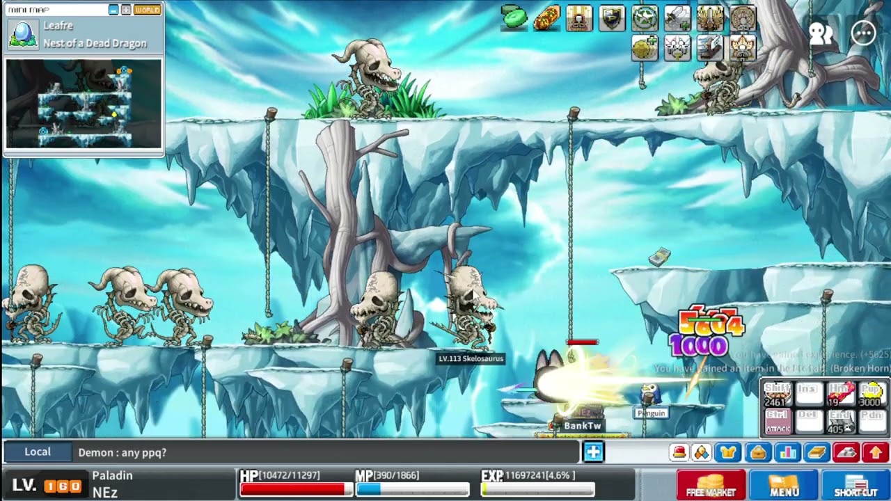[楓之谷 Artale Global]骨龍練等日常(Dead Dragon hunting)