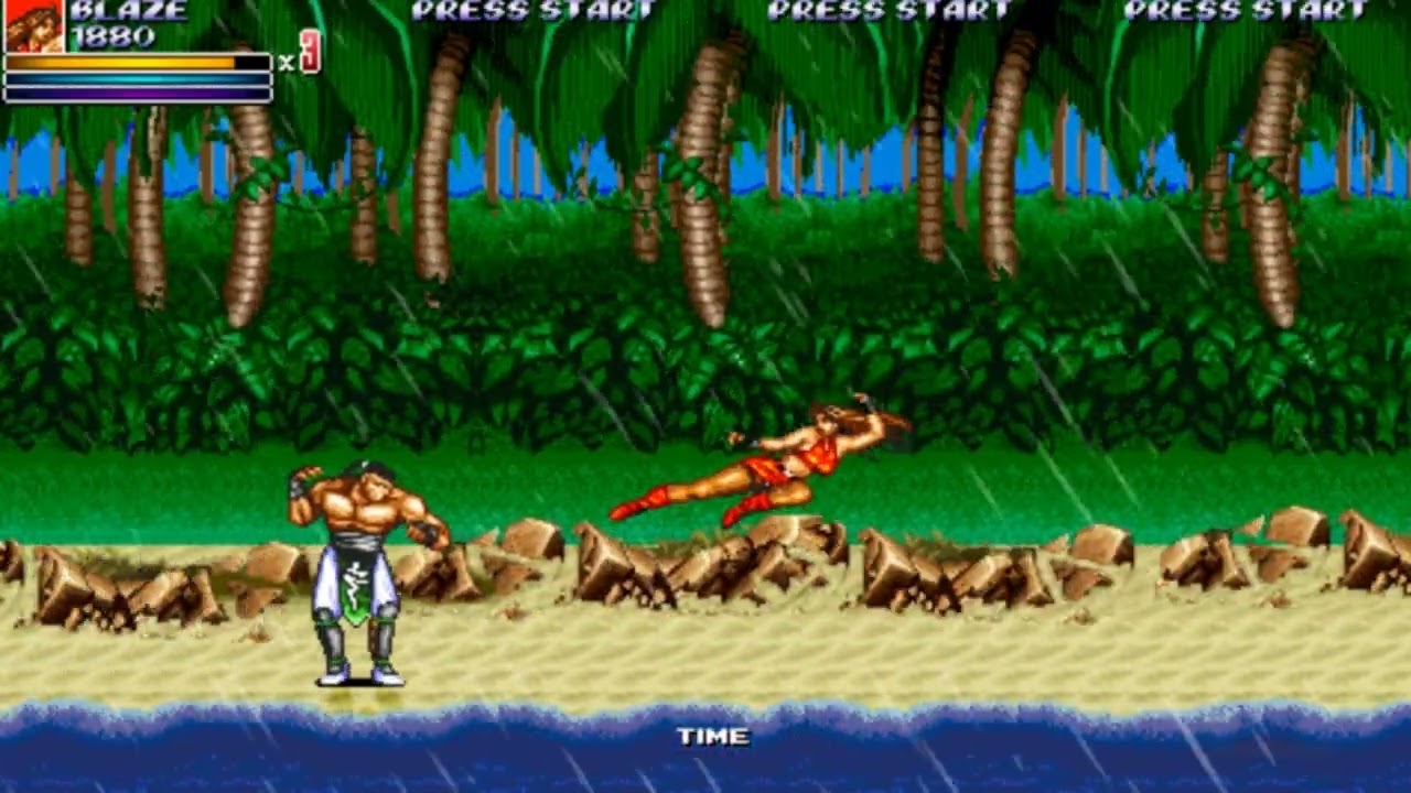 Openbor. Mod The End?! Test stage Blaze Fielding.