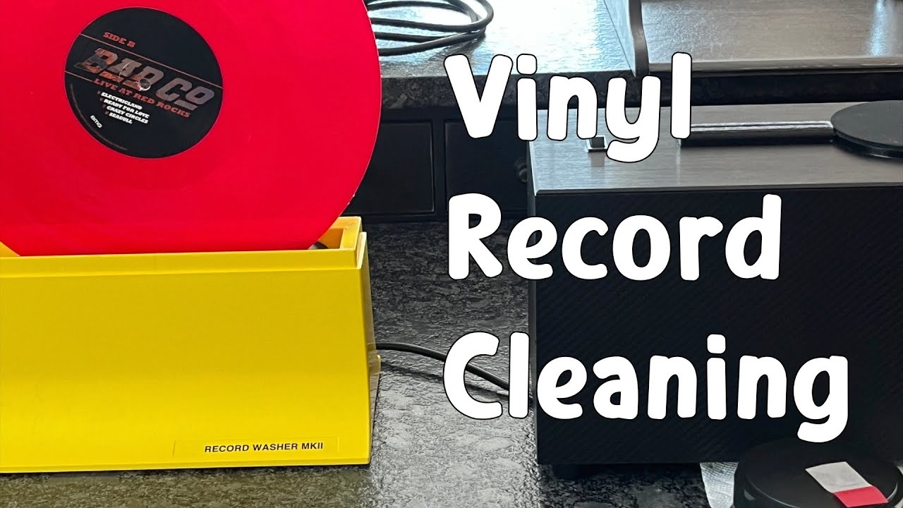 Vinyl Record Cleaning Process