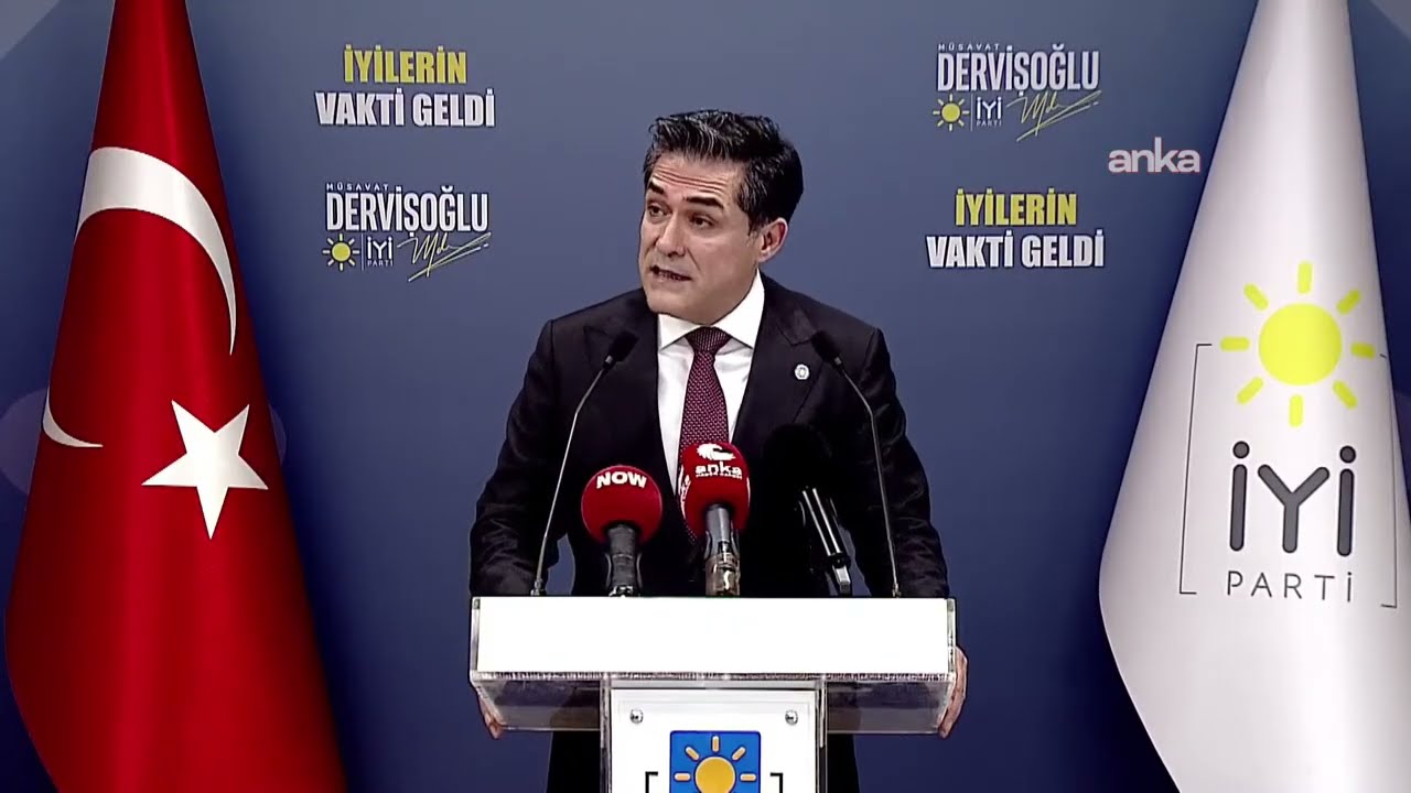 İYİ Parti Sözcüsü Buğra Kavuncu, Başkanlık Divanı toplantısı bitiminde açıklama yapıyor #Canlı