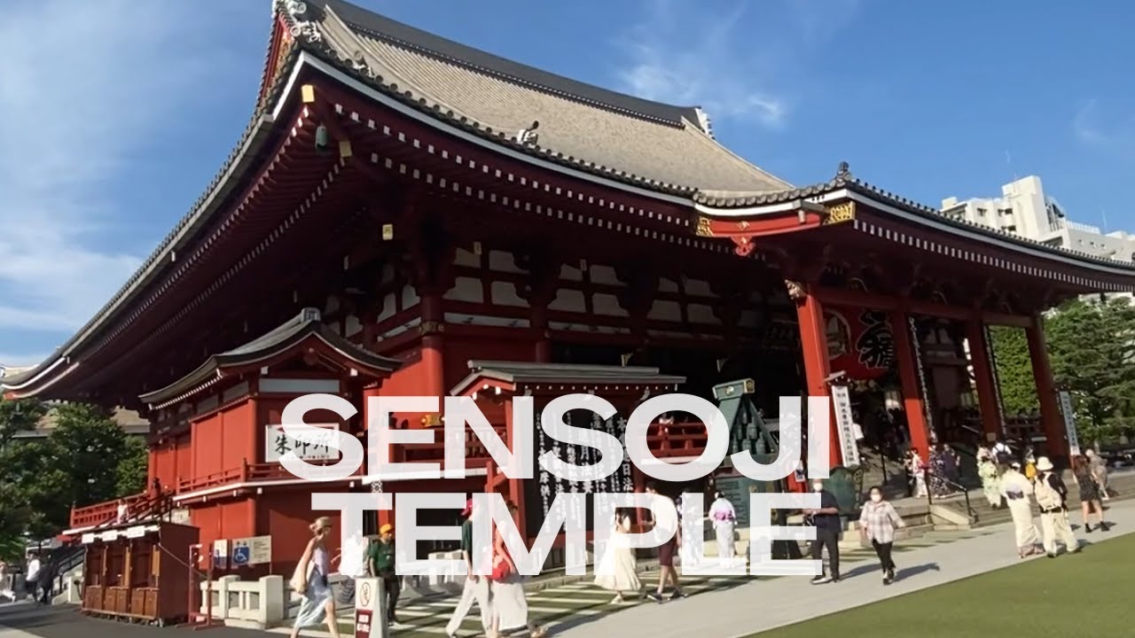 Sensoji Temple, Asakusa, Tokyo, Japan - Live Tour