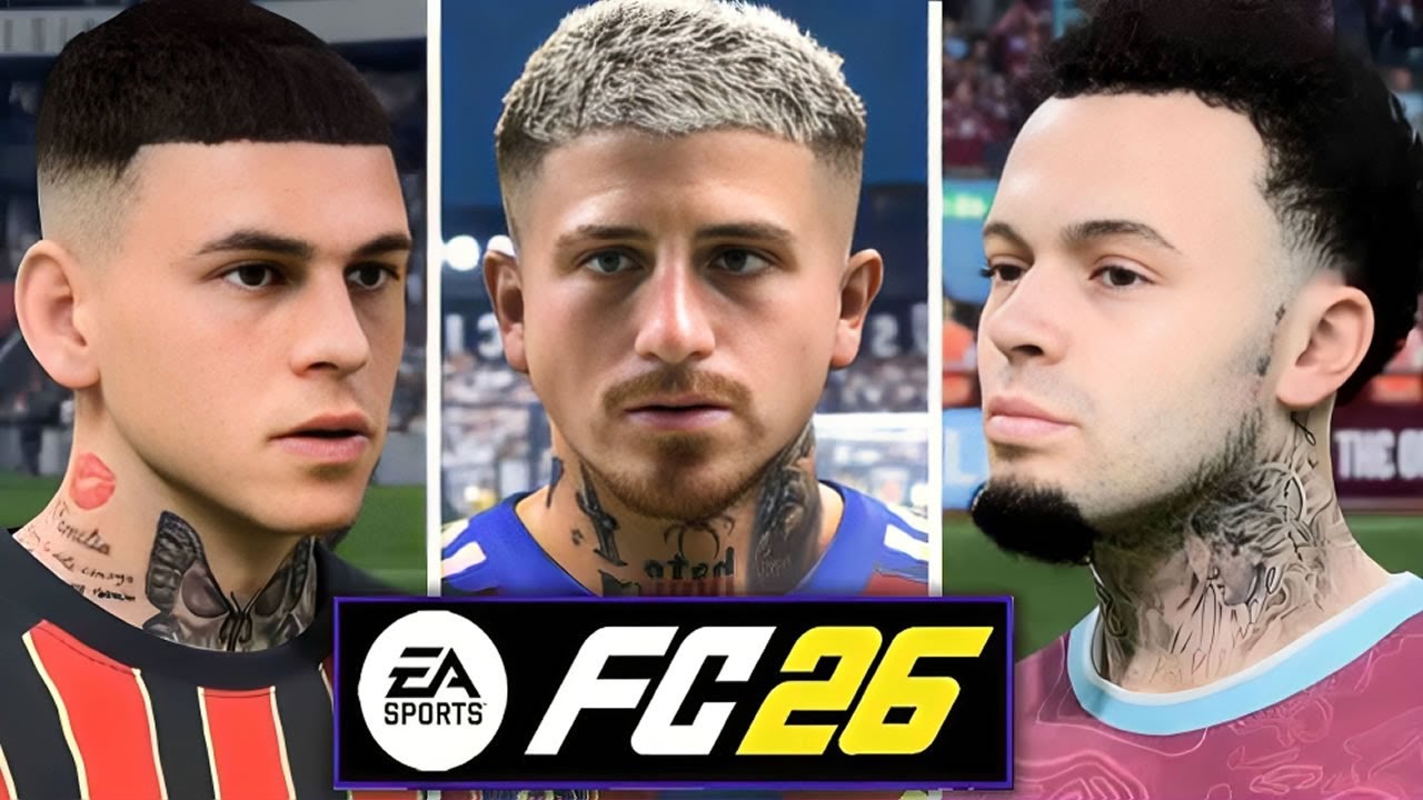 EA Sports FC 26 | All Wonderkids with Tattoos 👀⚡ (Real Faces) | Career Mode