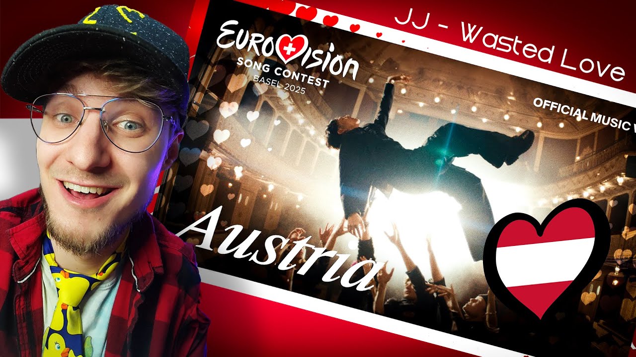 First Time Reacting to Austria Eurovision 2025 | JJ - Wasted Love | Eurovision Reaction 2025