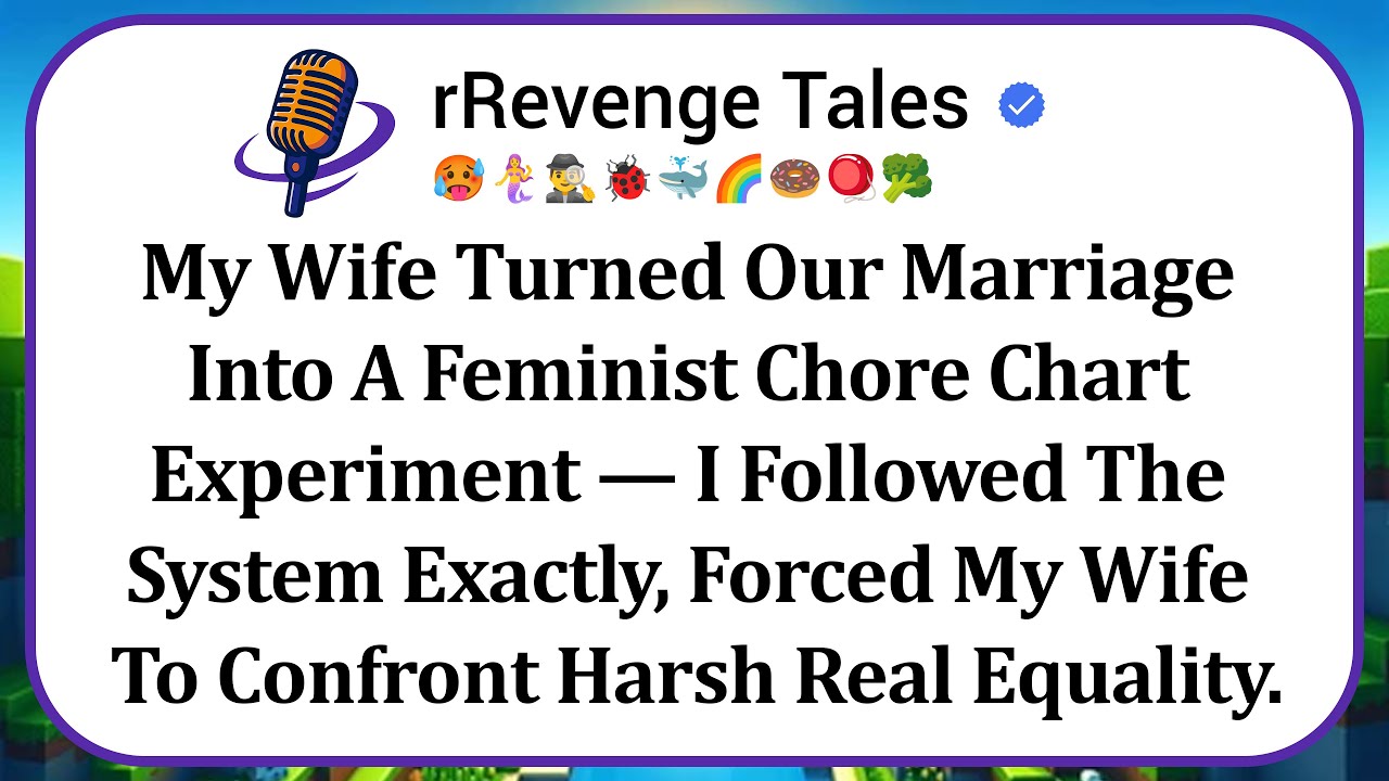My Wife Turned Our Marriage Into A Feminist Chore Chart Experiment — I Followed The System Exactly..