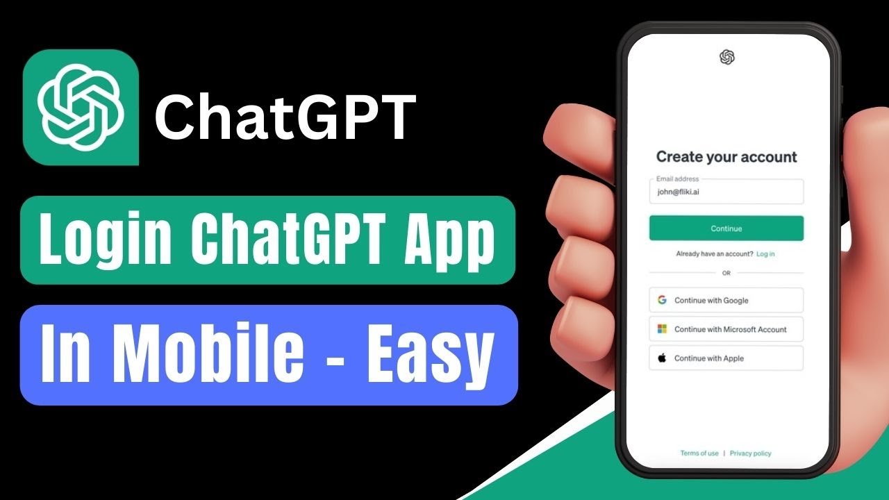 How to Login ChatGPT App in Mobile !