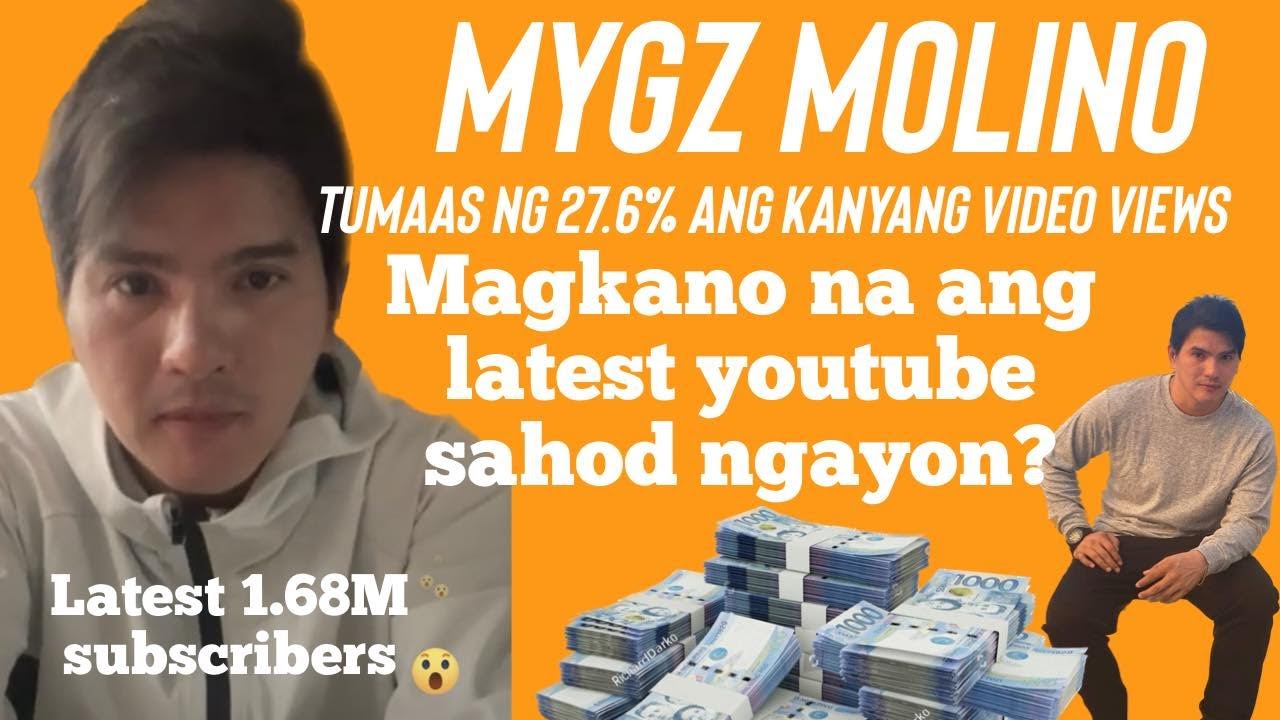 Latest update sa estimated sahod ni Mygz Molino - Tumaan sang video view ng 27.6%