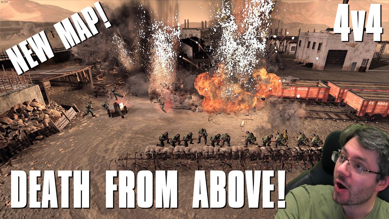 4v4 - Black and Gold NEW MAP! - Company of Heroes 3
