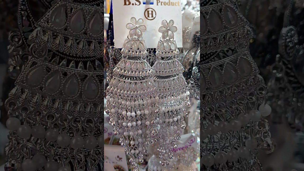 Cheap Price white  Stone Earrings ✨ Budget Shopping Haul#