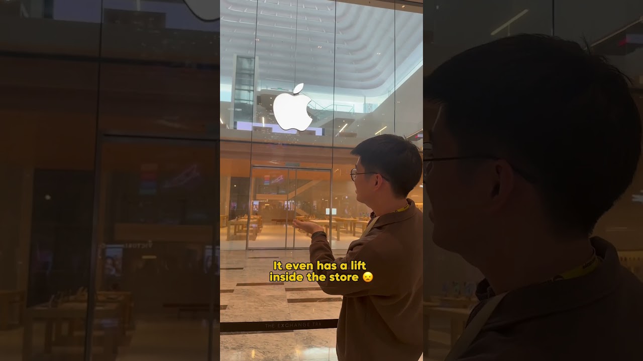 The first ever Apple Store in Malaysia now opened in TRX 📍📱 #applestore  #malaysia  #trx