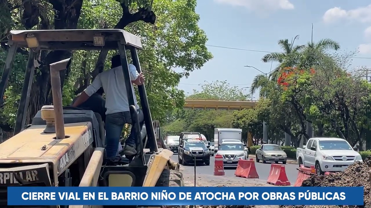 🚧🚫👷&zwj;♂️ #ReporteVial ||  Cierre vial en el barrio Ni&ntilde;o de Atocha por obras p&uacute;blicas