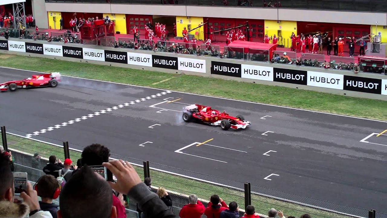 FERRARI F1 BURNOUT   MUGELLO 2011.AVI