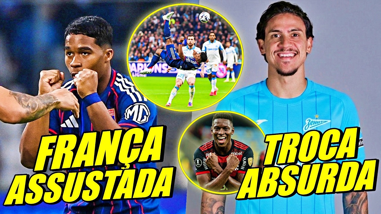FENOMENAL !! ENDRlCK ENLOUQUECE FRANCESES ! PEDRO DANDO ADEUS  AO FLAMENGO E MUITO MAIS