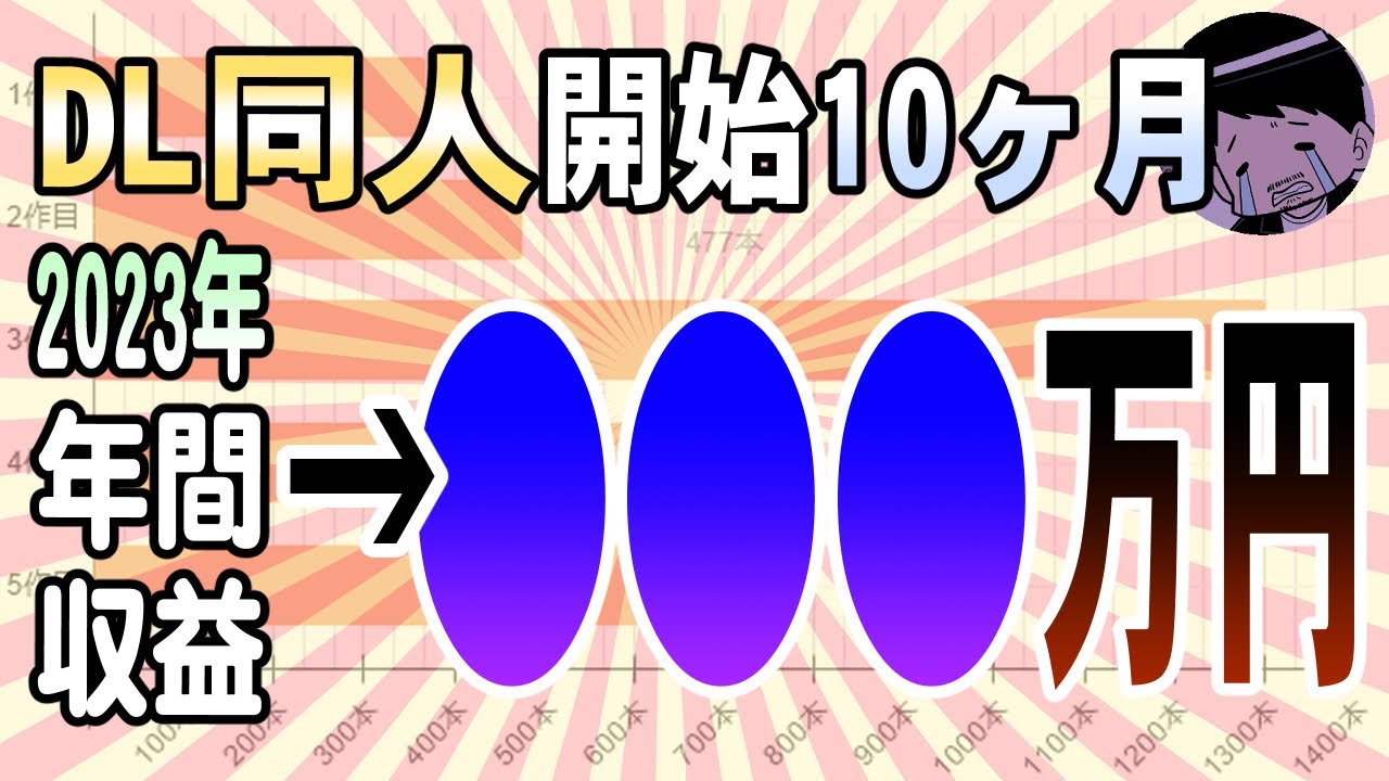 【DL同人】2023年のDL同人収益【10ヶ月】