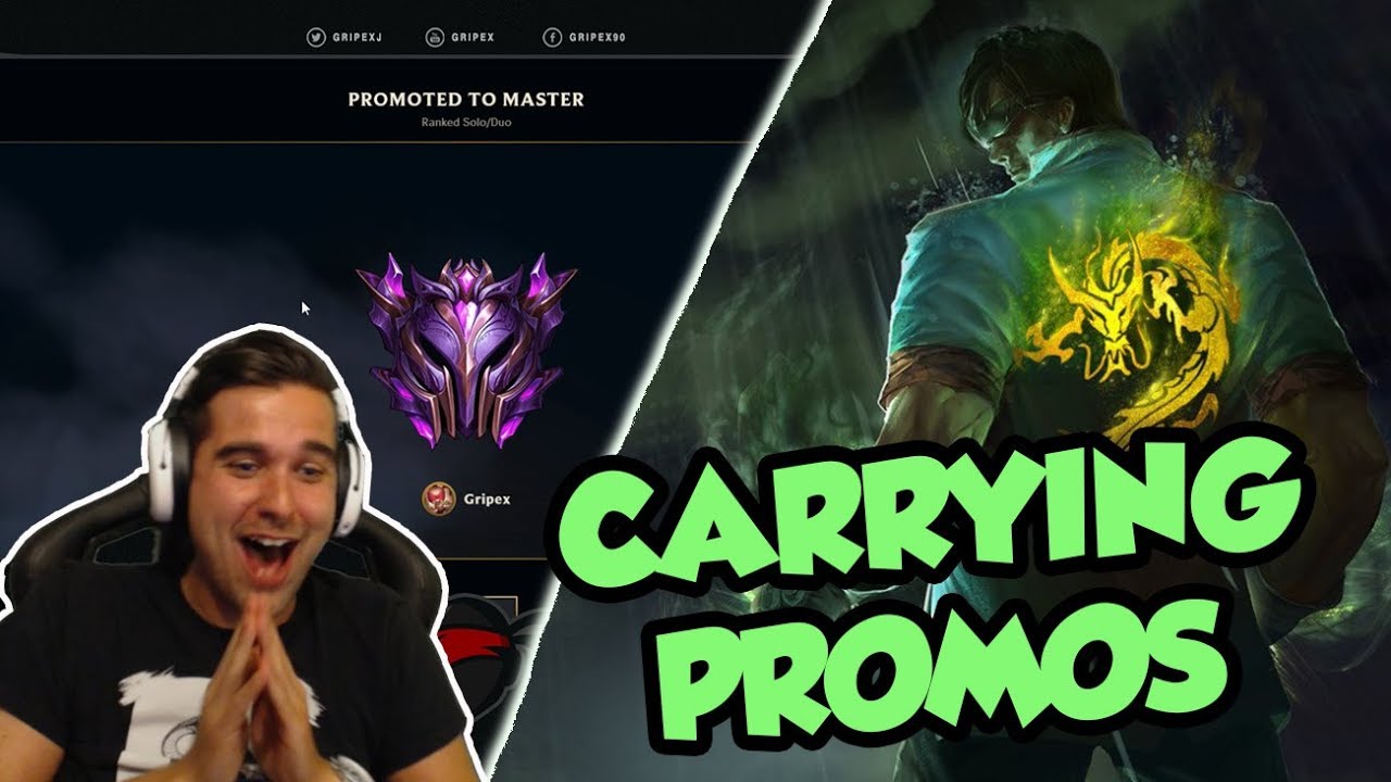HARD CARRYING MASTER PROMOS WITH LEE SIN!