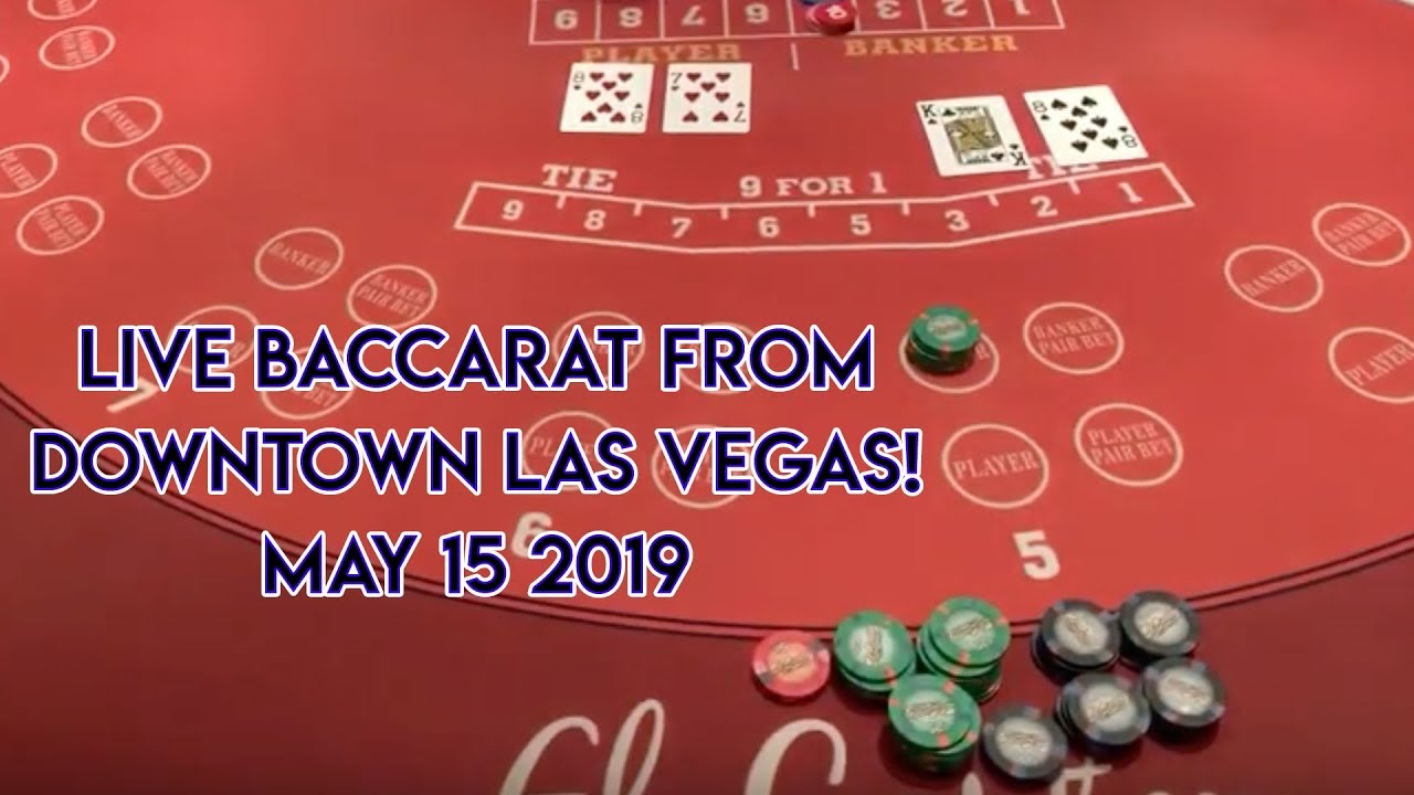 AWESOME WINNING SESSION ON BACCARAT from the El Cortez! May 15 2019
