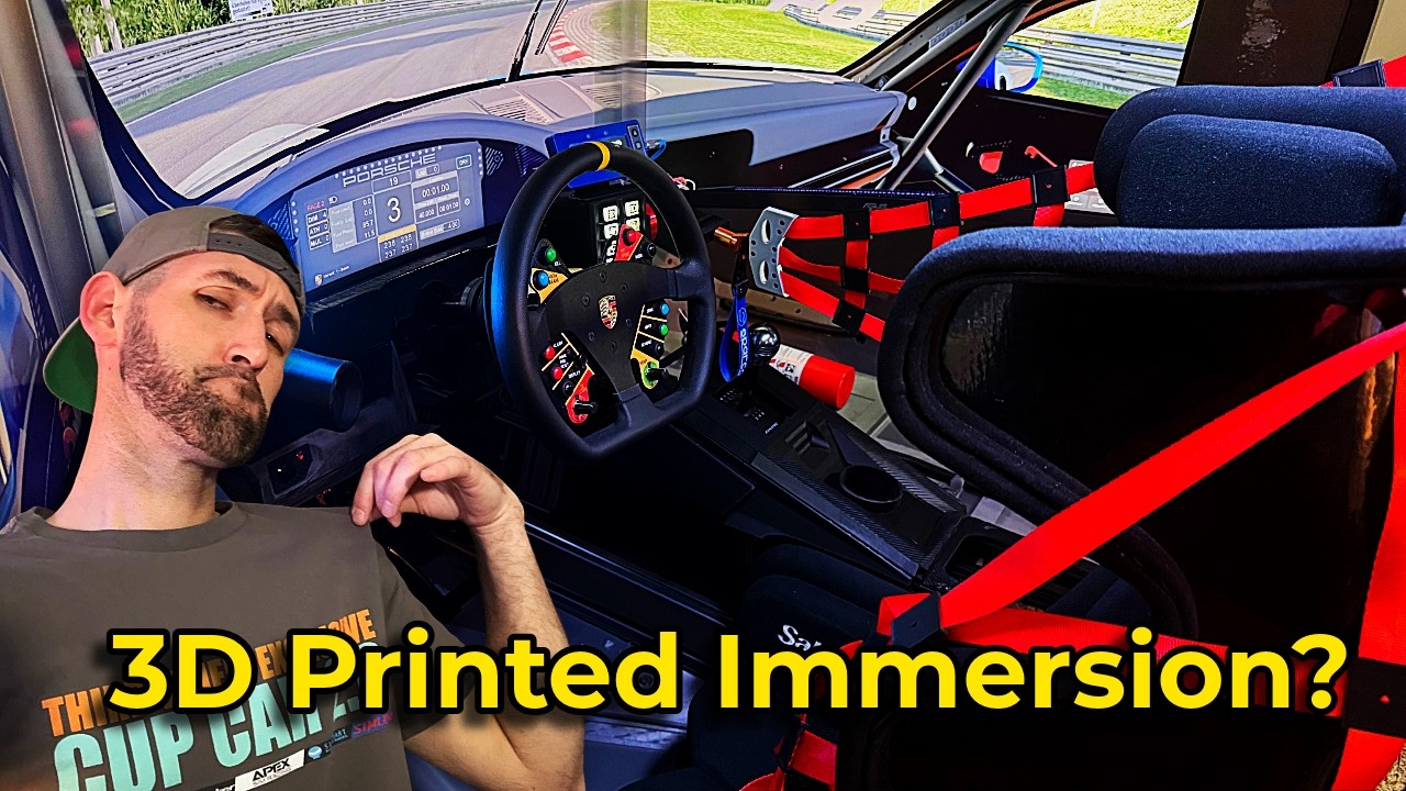 The Cup Car 2.0 Sim Racing Cockpit (Driver Side Floor and Center Console Install)