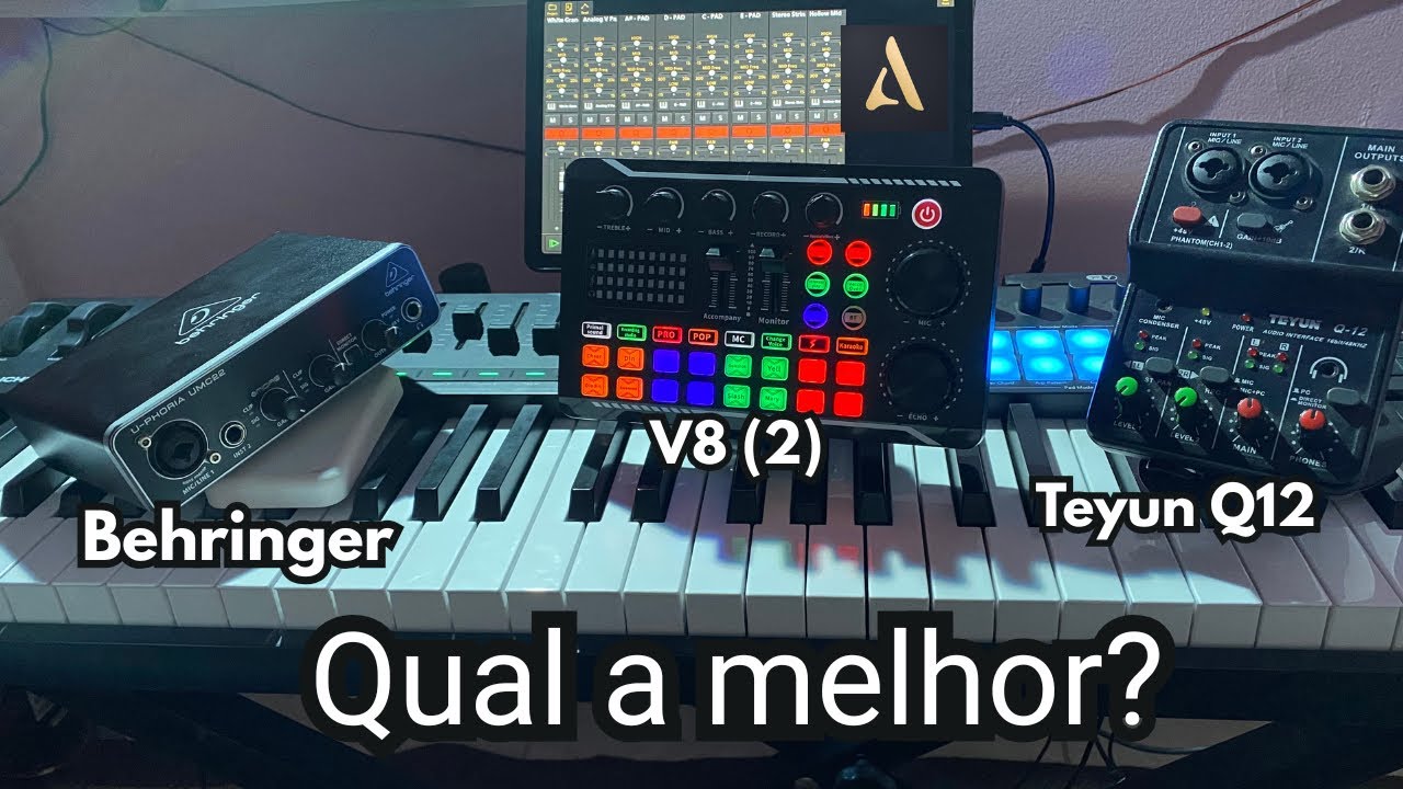 Áudio Evolution - Qual interface usar?? #audioevolutionmobile #audioevolution #teclado #aevo 
