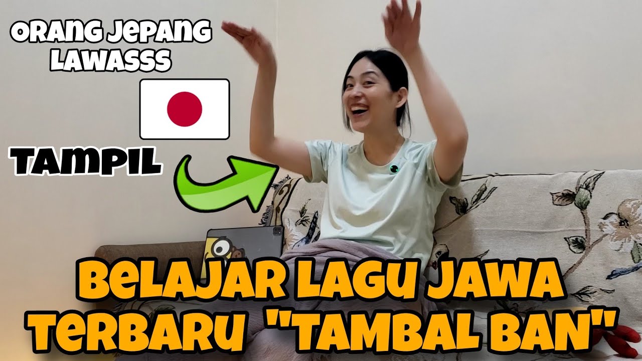 Orang Jepang belajar Nyanyi Jawa Tambal Ban Lorenza kwwkk