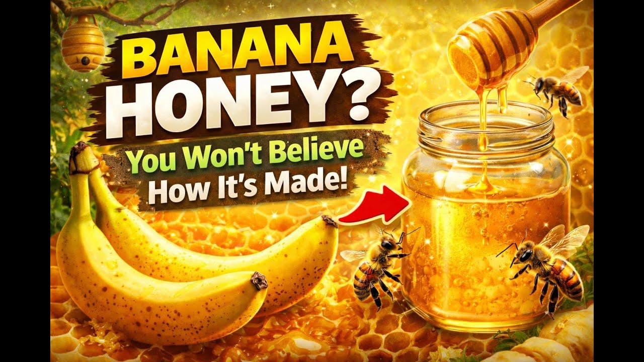 Banana Honey: The Amazing Way Bees Turn Bananas into Honey