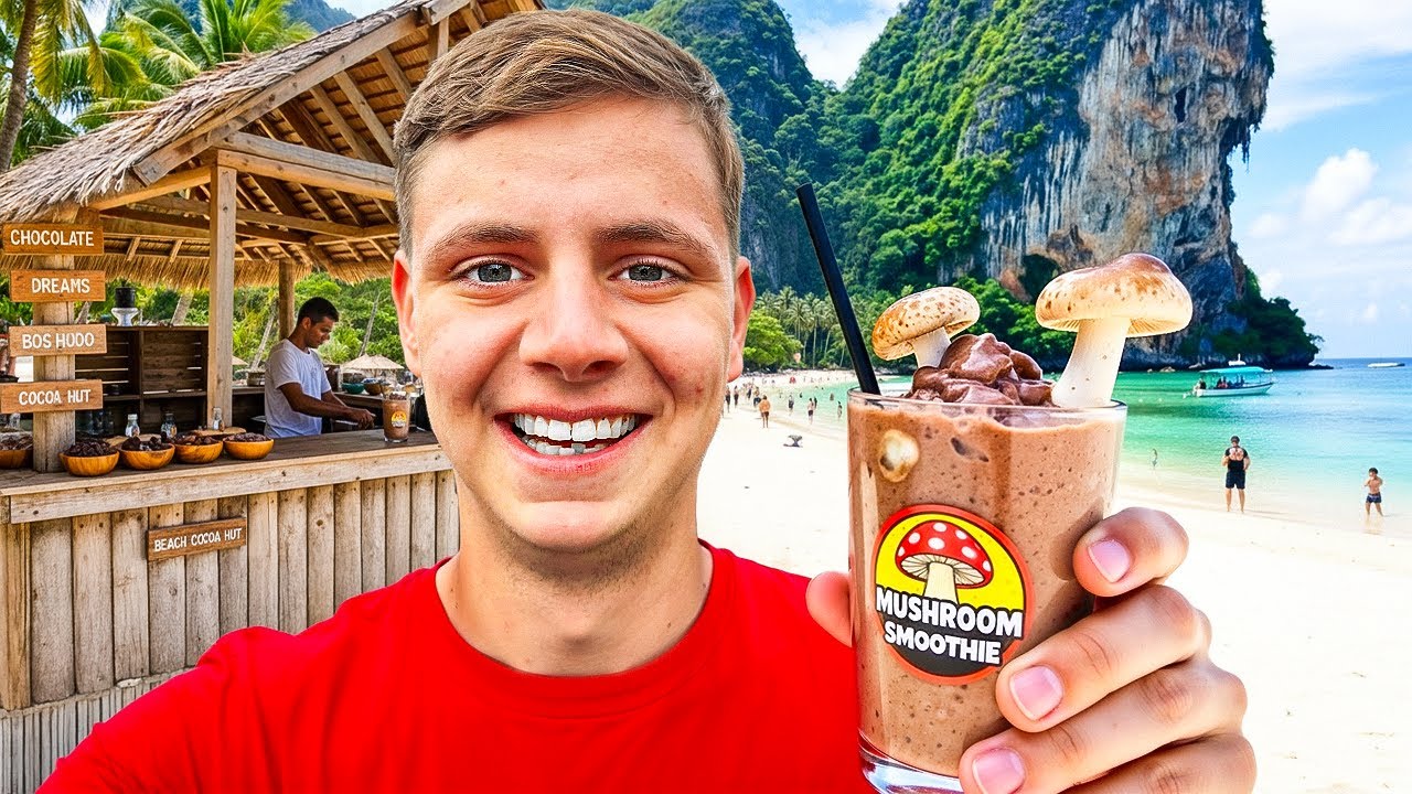 Mushroom Smoothie In Thailand!