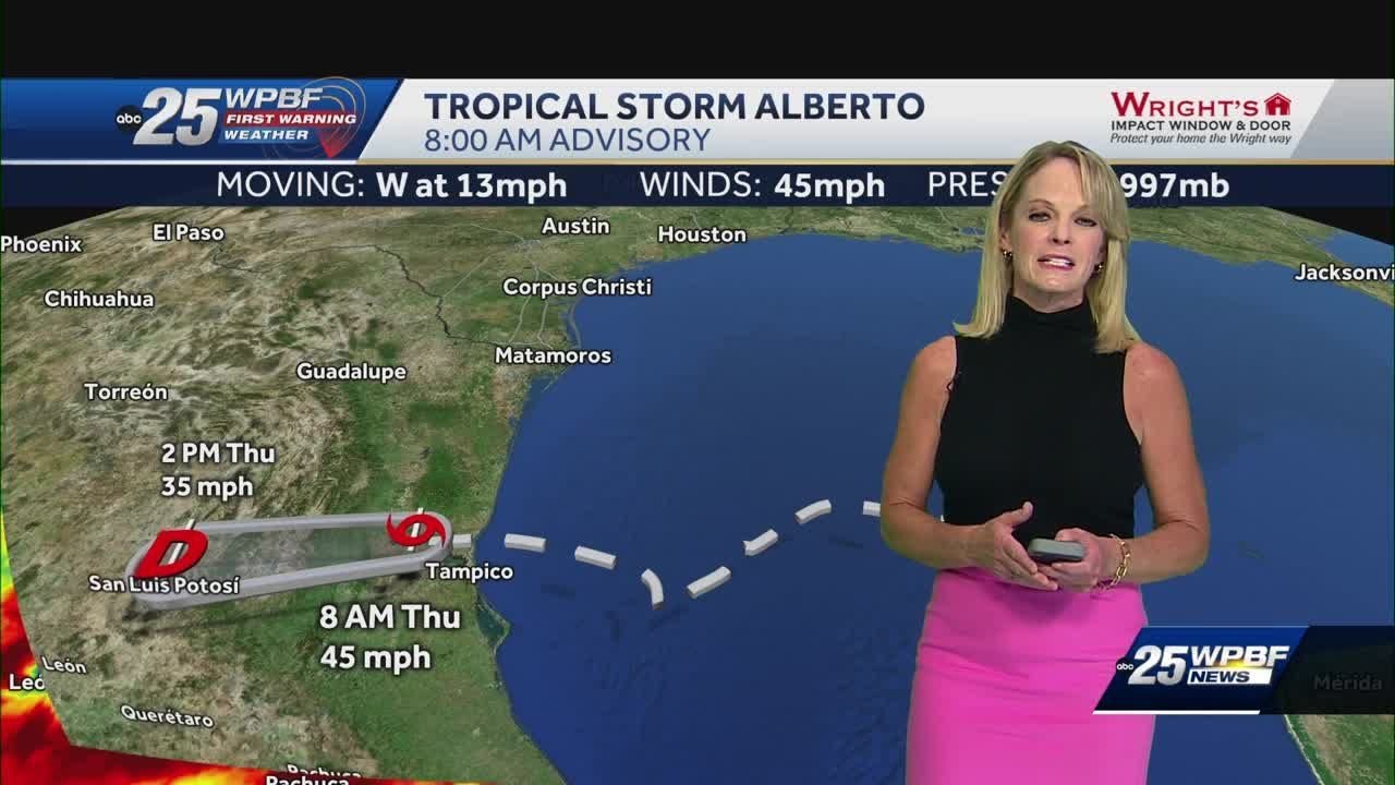 Alberto makes landfall over Mexico; heavy rain and flash flooding continue