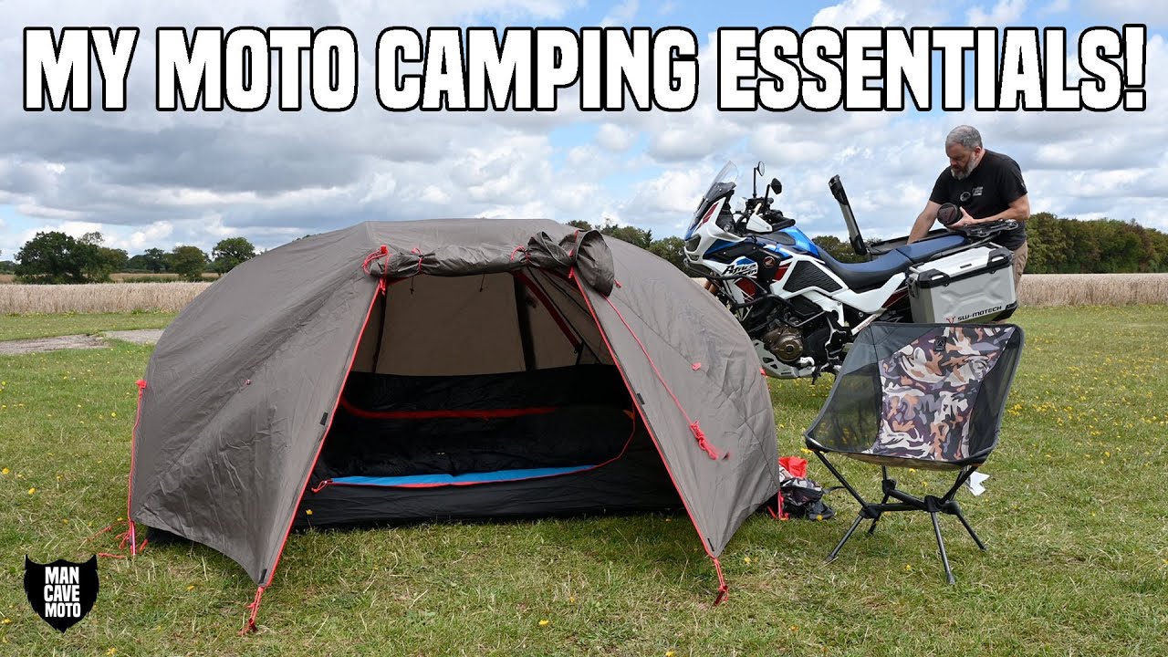 My Essential Moto Camping Kit - Packing light with Lone Rider, Zenbivy, Jetboil and more!