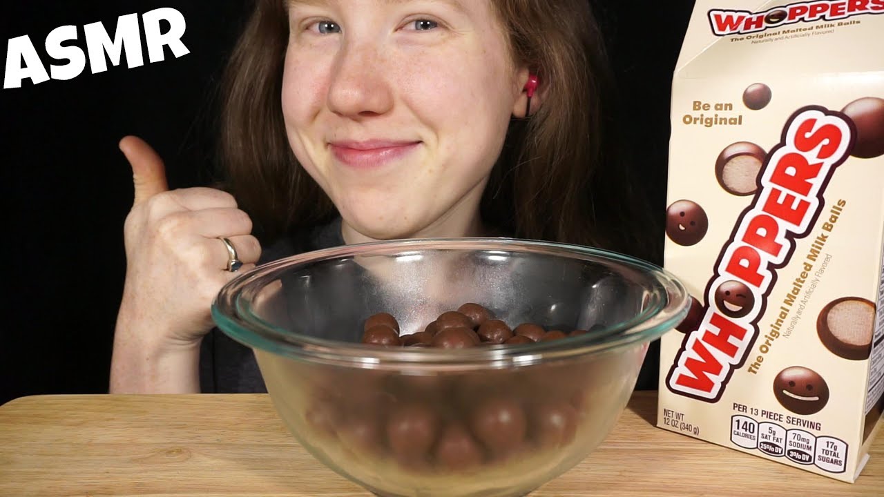 ASMR WHOPPERS IN MILK MUKBANG (No Talking) EATING SOUNDS