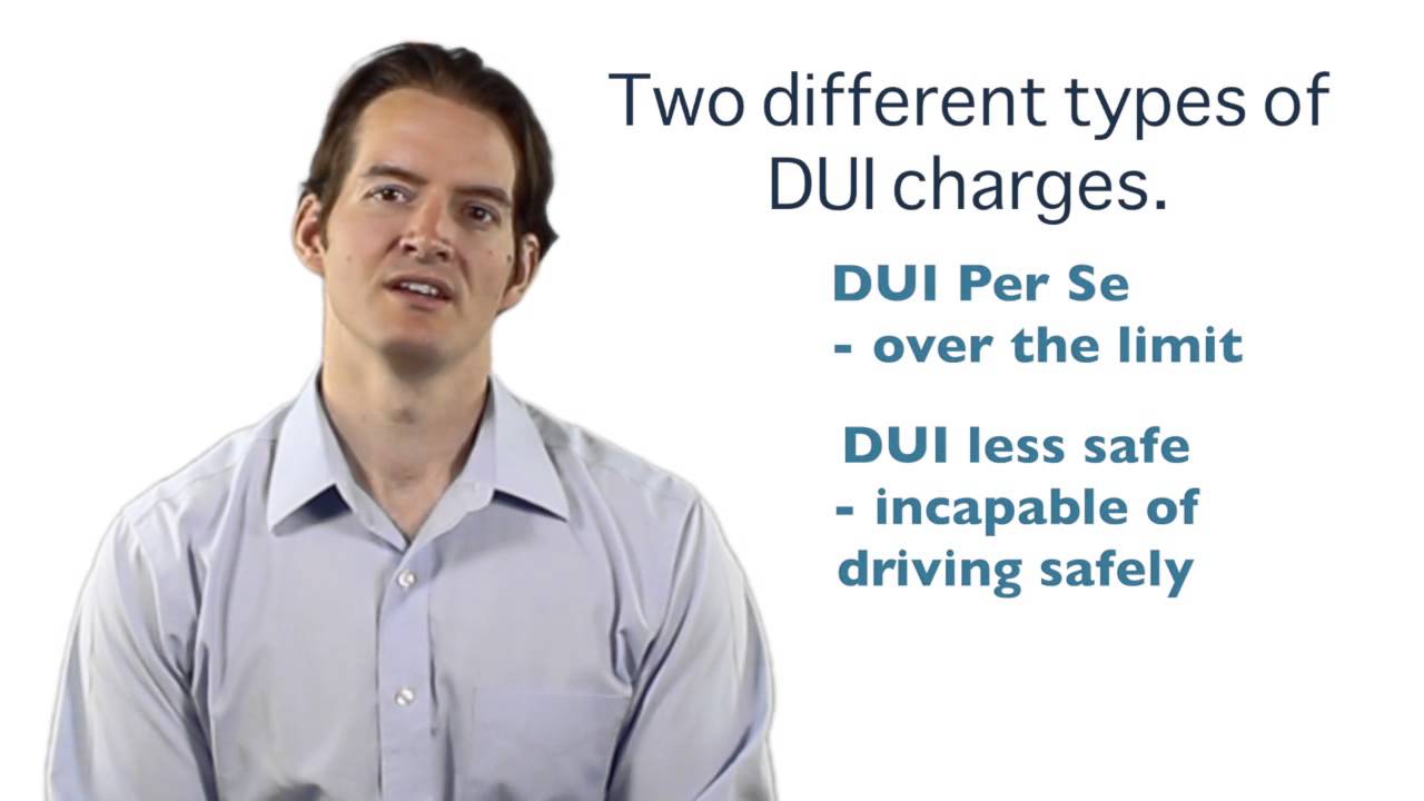 Two different types of DUI charges in GA