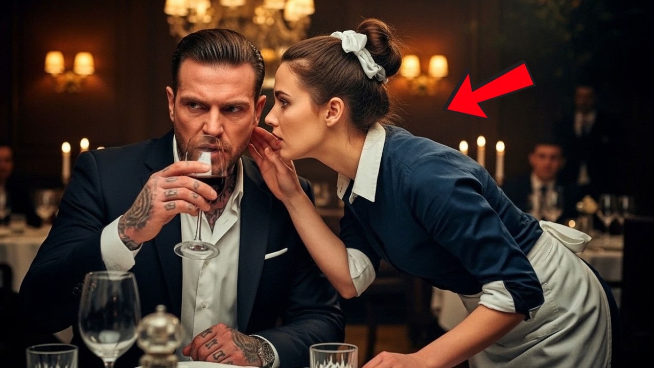“Don’t Drink That—Run!” Waitress Warns Mafia Boss, His Reaction Shocks