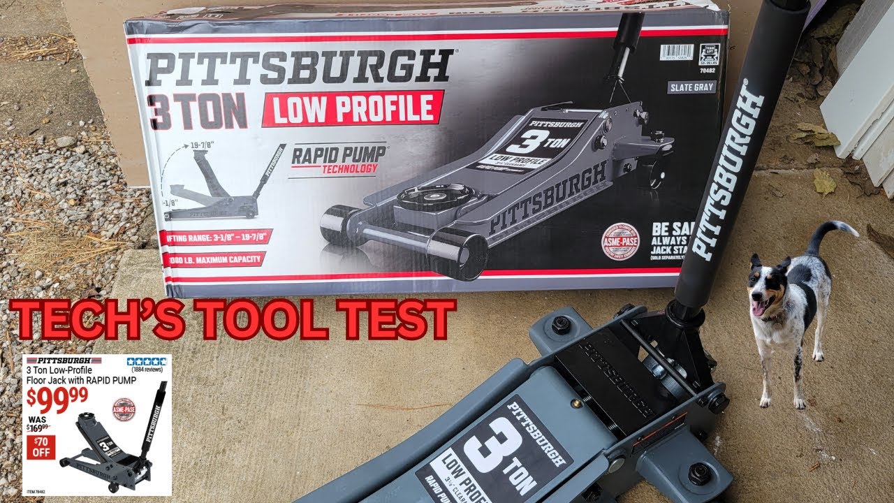 3-тонный домкрат Pittsburgh от TECH's TOOL TEST
