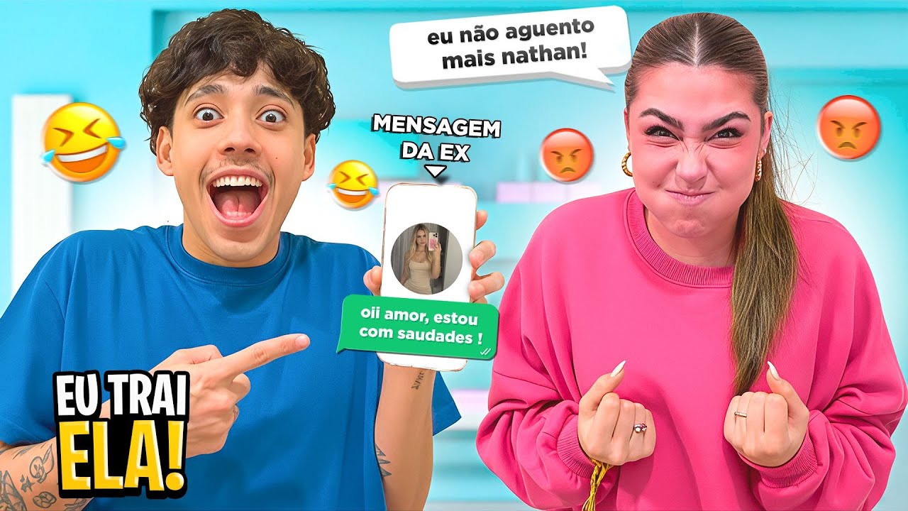TROLLEI MINHA NAMORADA FINGINDO QUE TRAI ELA 😱 (vingança)