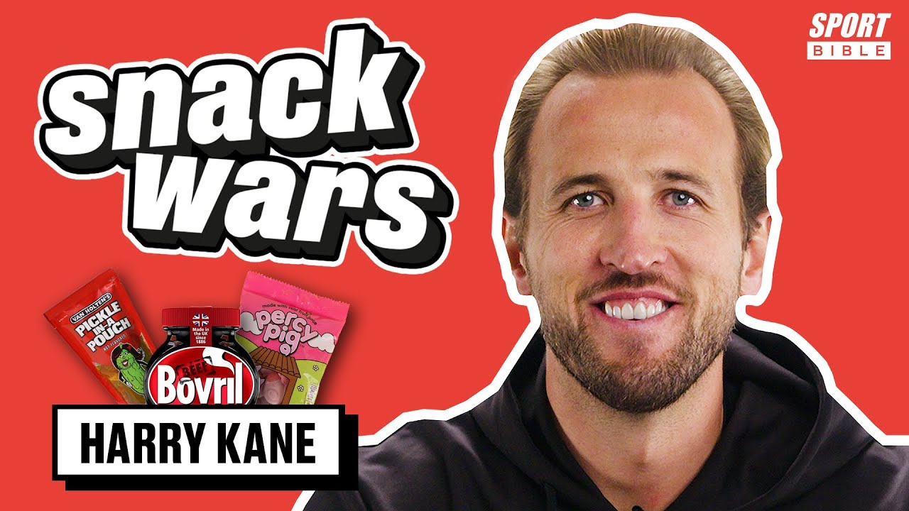 England Star Harry Kane Rates English & American Food | Snack Wars
