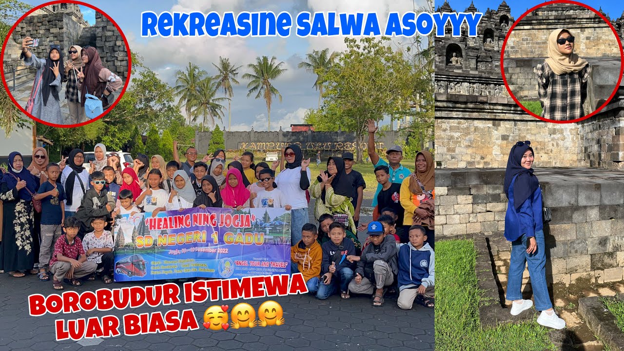 LOKASI PERTAMA CANDI BOROBUDUR - Iki tempat impiane buyuni pemirsa apik bangett 🥰🤗😘🥳