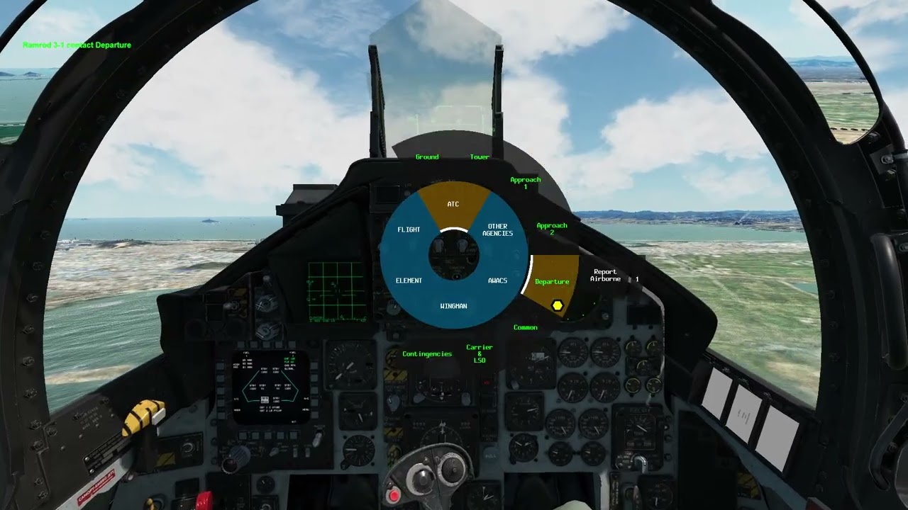 Falcon BMS 4.38, F-15C Cold Start/CAP/Landing
