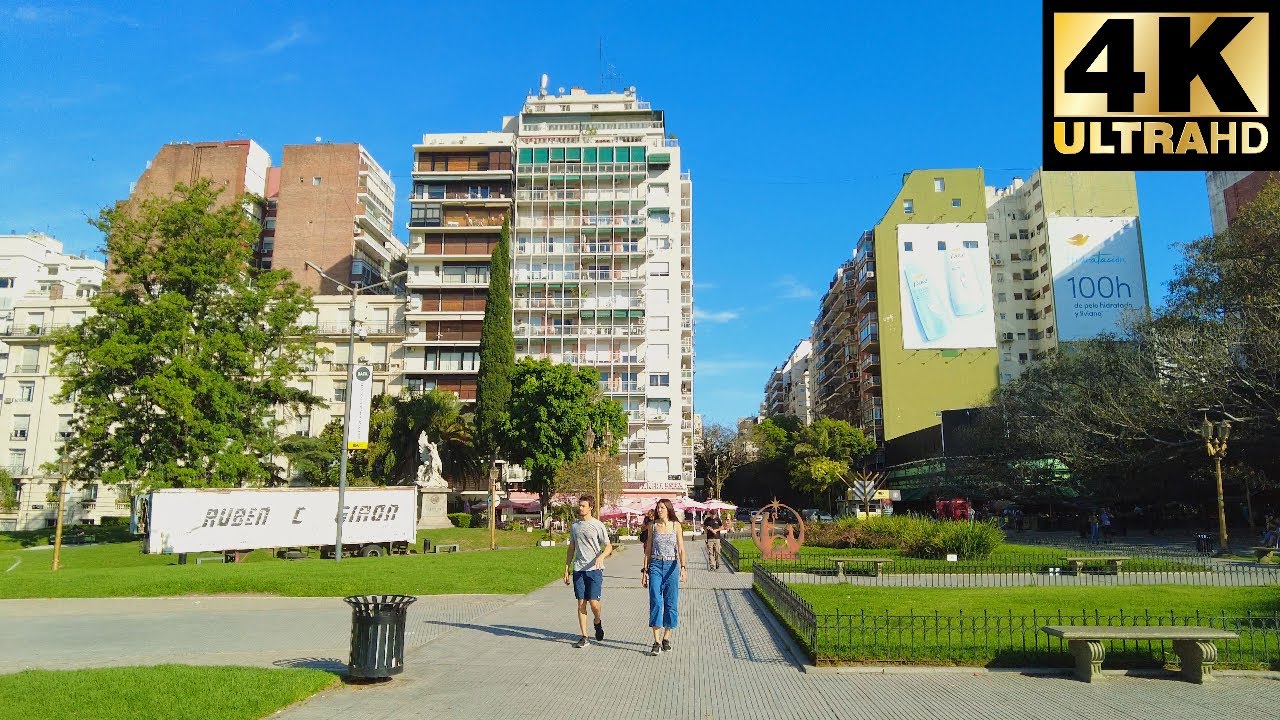 Tarde Calurosa en Recoleta Buenos Aires, Argentina Virtual Walking Tour December 2023 [4K]
